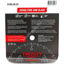 Диск демонтажный Trusty-Tools Demolition 190х30 24T Диск демонтажный Trusty-Tools Demolition 190х30 24T