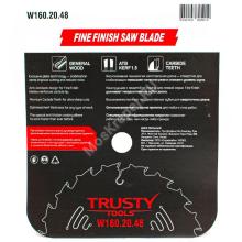 Trusty-Tools Fine Finish чистый рез 160х20 48T