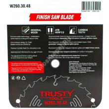 Trusty-Tools Finish аккуратный рез 260х30 48T