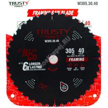 Пильный диск Trusty-Tools Framing по дереву305х30 40T