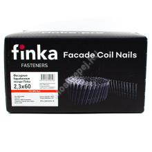 Гвозди барабанные фасадные Finka 2.3х60 Ring HDG Гвозди барабанные фасадные Finka 2.3х60 Ring HDG