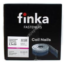 Гвозди барабанные Finka 2.5х50 Ring NK Гвозди барабанные Finka 2.5х50 Ring NK
