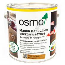 Масло с твердым воском цветное OSMO Hartwachs-Öl Farbig 2.5 л. (3067 Lichtgrau)