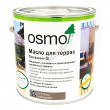 Масло для террас OSMO Terrassen-Öl 2.5 л.(019 Grau transparent)
