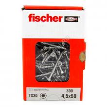 Саморезы Fischer 4,5x50 для фасадной доски из нержавейки