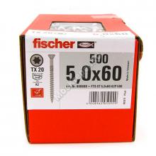Саморез для террасной доски Fischer 5x60 из нержавейки