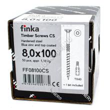Finka Timber Screws CS 8,0x100 Finka Timber Screws CS 8,0x100