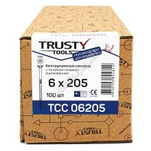 Конструкционные саморезы TCC 6x205 потайная головка Конструкционные саморезы TCC 6x205 потайная головка