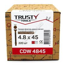 Саморез флюгель CDW 4,8x45 для крепления дерево к металлу