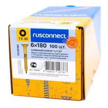 шуруп по дереву с потайной головкой 6x180 саморез по дереву с потайной головкой 6x180