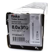 Саморез конструкционный тарельчатый Finka Timber Screws CT 8x300