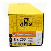 Саморез конструкционный тарельчатая головка Domax 8x200