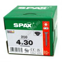 Саморез SPAX 4x30 Black BLAX