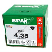 Саморез SPAX 4x35 Black BLAX