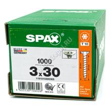 Саморез универсальный SPAX 3x30 Саморез универсальный SPAX 3x30