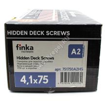Саморезы Finka Hidden Deck Screws 75 мм из нержавейки Саморезы Finka Hidden Deck Screws 75 мм из нержавейки