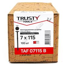 Архитектурные саморезы FlatLock Black 7х115 с покрытием Protech Z10 Архитектурные саморезы FlatLock Black 7х115 с покрытием Protech Z10