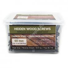 Саморезы Hidden Wood Screws 60 мм (350 шт. + бита)