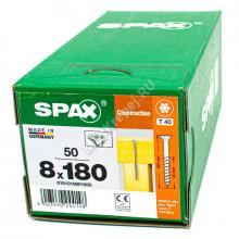 Саморезы для деревянных конструкций SPAX 8x180