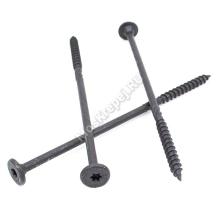 Архитектурные шурупы FlatLock Black 7х155 с покрытием Protech Z10