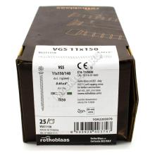 Саморез полнонарезной с потайной головкой Rothoblaas VGS 11x150 Саморез полнонарезной с потайной головкой Rothoblaas VGS 11x150