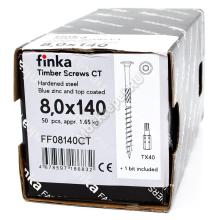 Саморез конструкционный тарельчатый Finka Timber Screws CT 8x140