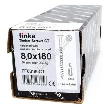 Саморез конструкционный тарельчатый Finka Timber Screws CT 8x180