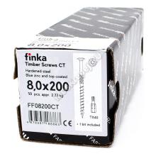 Саморез конструкционный тарельчатый Finka Timber Screws CT 8x200