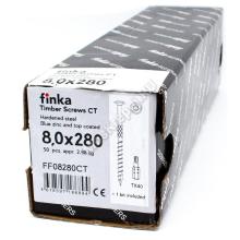 Саморез конструкционный тарельчатый Finka Timber Screws CT 8x280 Саморез конструкционный тарельчатый Finka Timber Screws CT 8x280
