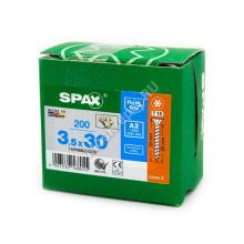 SPAX 3,5x30 нержавеющая сталь A2, полная резьба