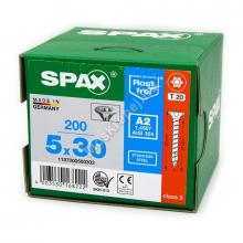 SPAX 5x30 нержавеющая сталь A2, полная резьба
