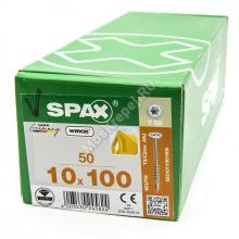 Конструкционные саморезы SPAX 10x100 тарельчатая головка(50шт.)