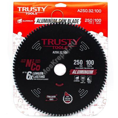 Пильный диск Trusty-Tools по алюминию 250х32/30 100T Пильный диск Trusty-Tools по алюминию 250х32/30 100T