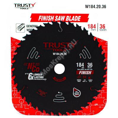 Пильный диск Trusty-Tools Finish аккуратный рез 184х20 36T