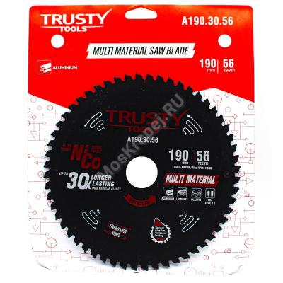 Пильный диск Trusty-Tools Multi Material 190х30 56T Пильный диск Trusty-Tools Multi Material 190х30 56T