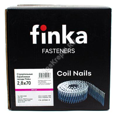 Гвозди барабанные Finka 2.8х70 Ring NK Гвозди барабанные Finka 2.8х70 Ring NK