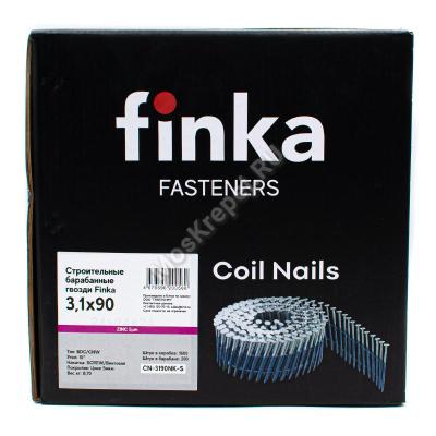Гвозди барабанные Finka 3.1х90 Screw NK Гвозди барабанные Finka 3.1х90 Screw NK
