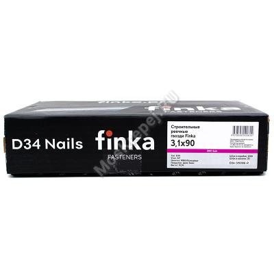 Реечные гвозди Finka D34 3.1x90 Screw NK