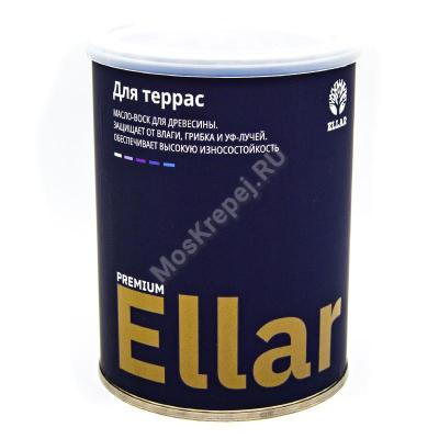 Масло-воск для террас ELLAR PREMIUM 0.8 л.