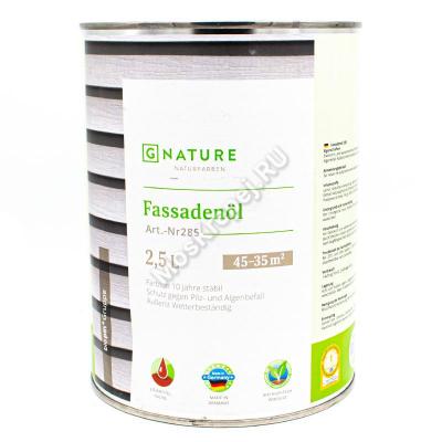Масло для фасадов с эффектом металлик GNATURE 285