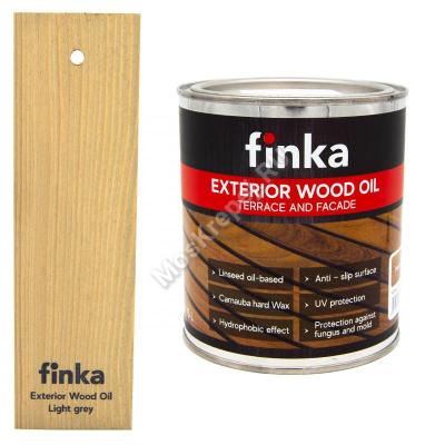 Масло для террас и фасадов Finka Exterior Wood Oil (Light grey) 0.75 л.