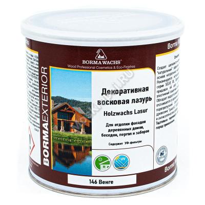 Декоративная восковая лазурь (750 мл), цв. 146 (венге)