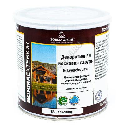 Декоративная восковая лазурь (750 мл), цв. 58 (палисандр)