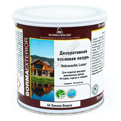 Декоративная восковая лазурь (750 мл), цв. 66 (темная вишня) Декоративная восковая лазурь (750 мл), цв. 66 (темная вишня)