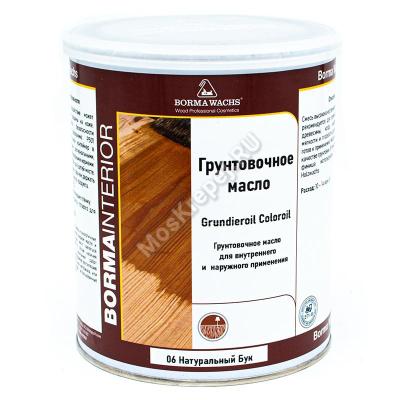 Цветное грунтовочное масло для дерева Grundieroil ColorOil Borma Wachs