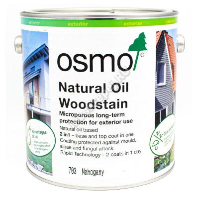 Защитное масло-лазурь для древесины OSMO 703 Махагон