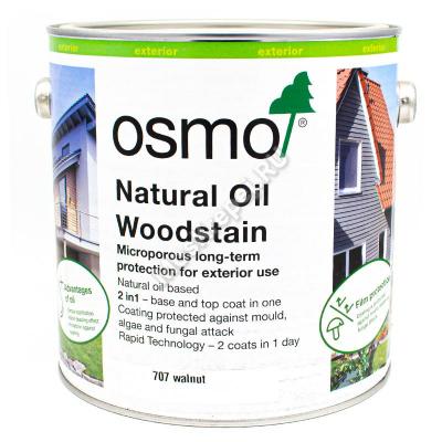 Защитное масло-лазурь для древесины OSMO 707 Орех