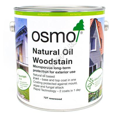 Защитное масло-лазурь для древесины OSMO 727 Палисандр 2,5 л.