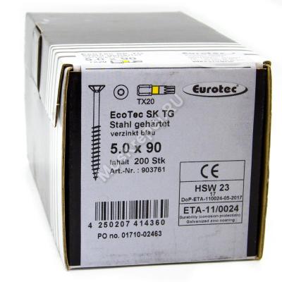Eurotec 5x90 EcoTec для ДСП