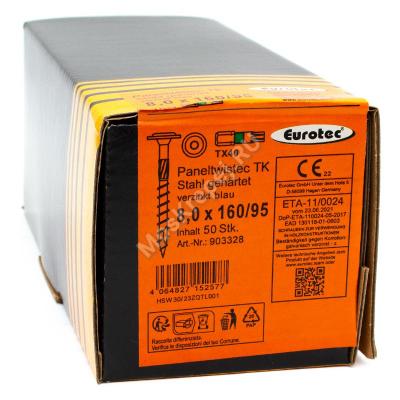 Саморез Eurotec 8x160 Paneltwistec Тарельчатая головка
